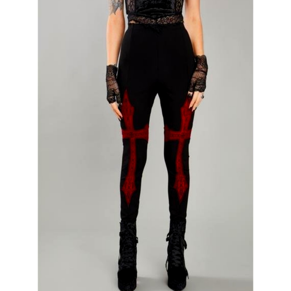 Widow high-waisted leggings